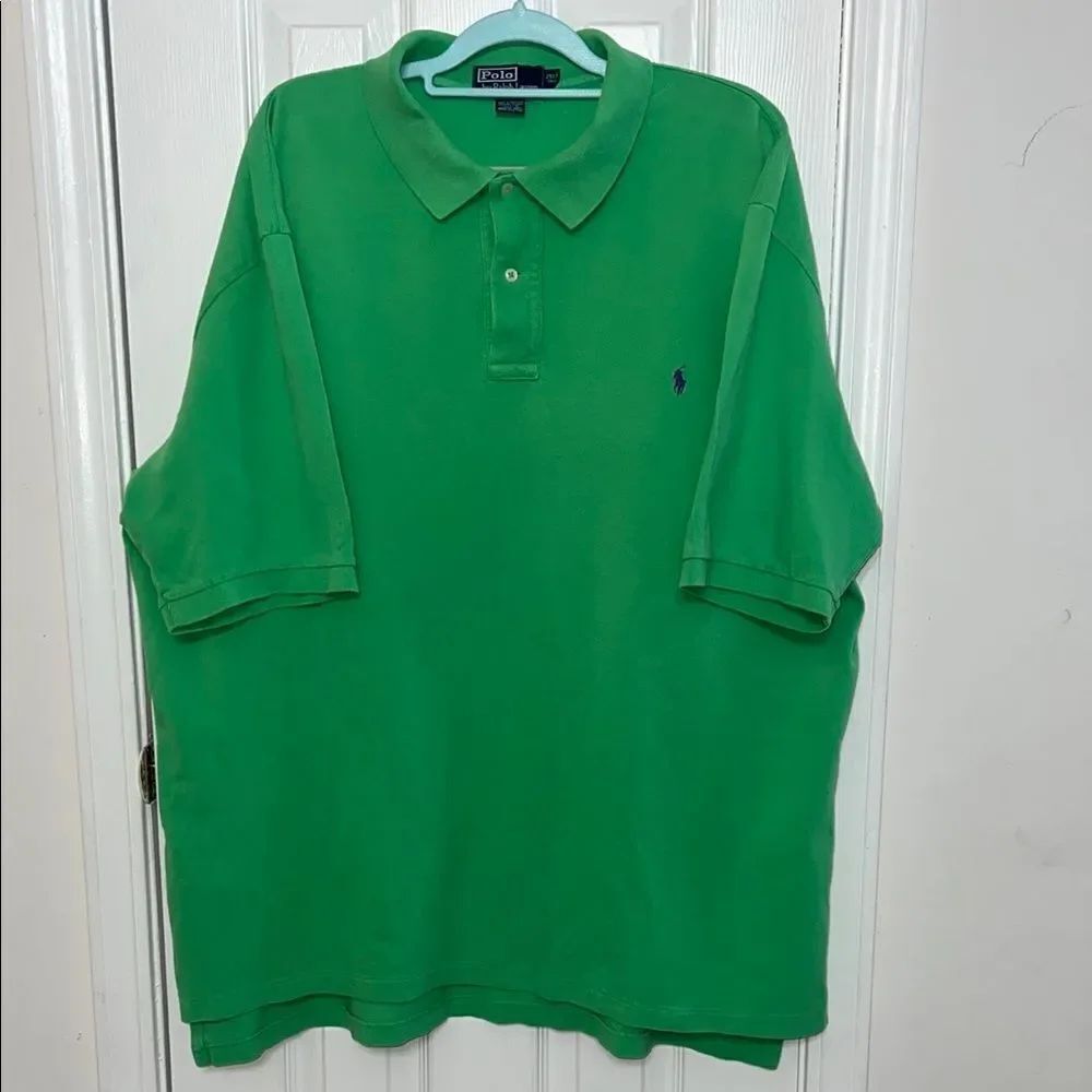 Polo by Ralph Lauren Men's Green Polo Shirt